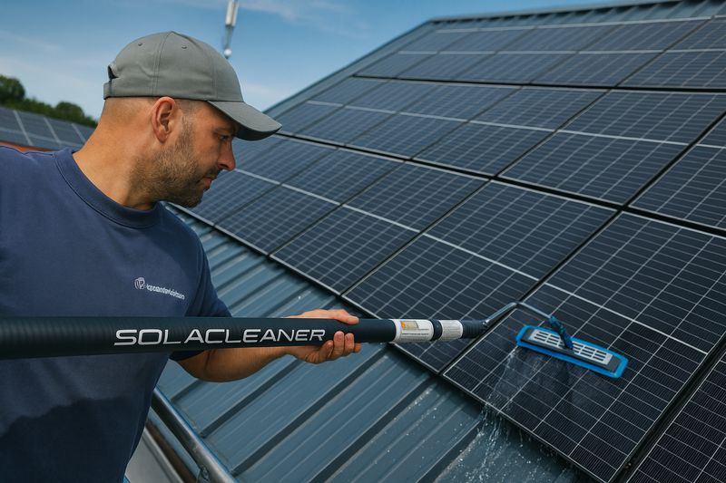 Solar Panel Reinigung